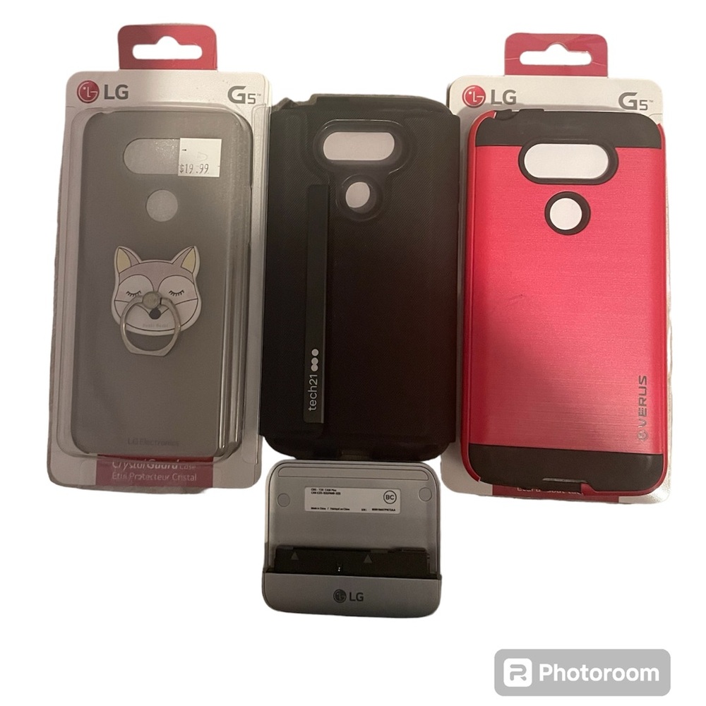 LG G5 Phone Cases/Portable Battery Charger Lot